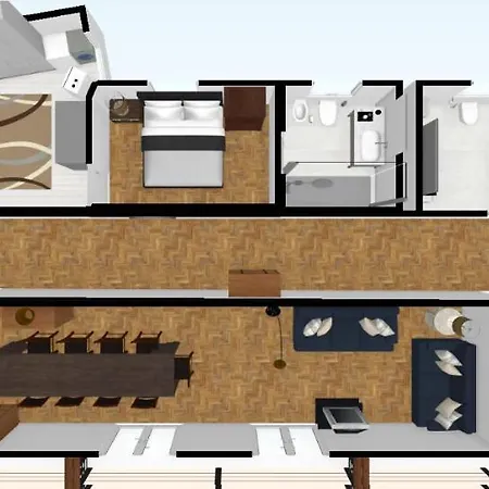 Almirante 1 Four Bedrooms 公寓 *